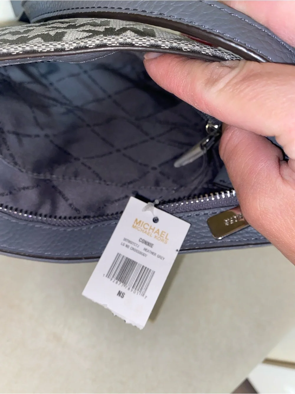 Michael Kors Gray Crossbody Messenger‎ Bag